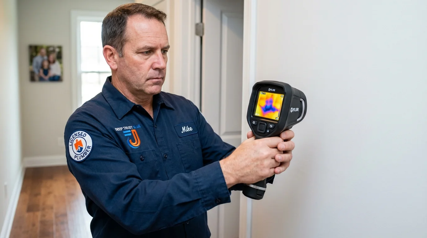 Thermal imaging leak detection by Johns Plumbing LLC in Tonawanda